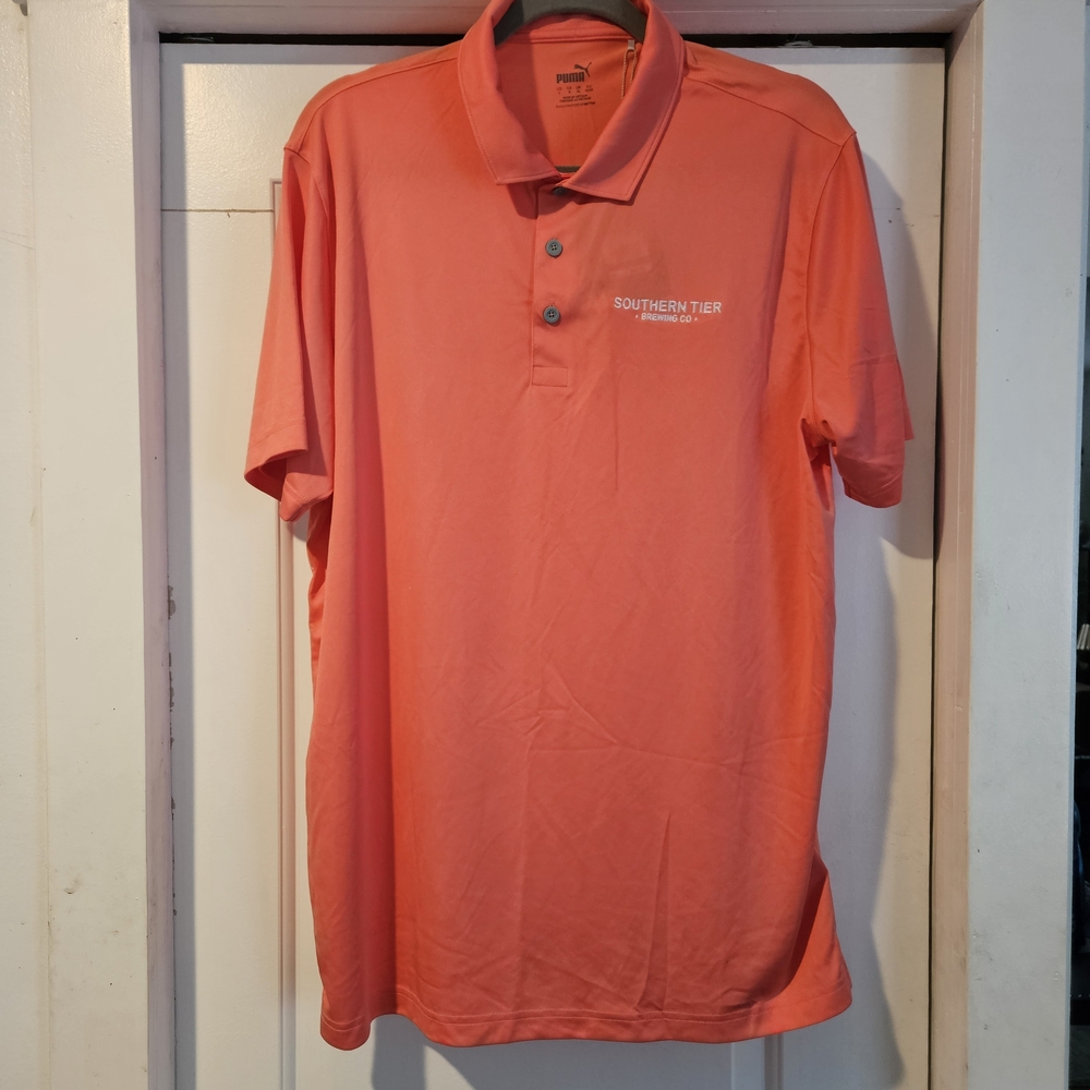 Puma Vibrant Orange Polo Shirt